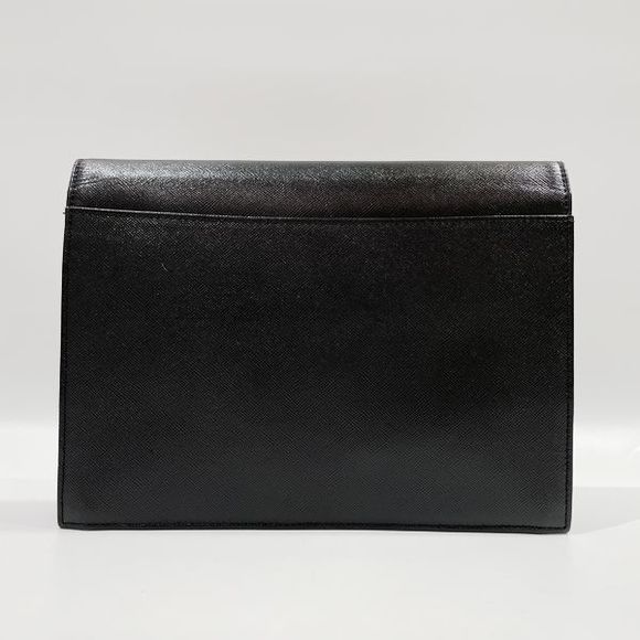 Saint Laurent Square  Clutch Yves Bag Logo - Picture 1 of 10